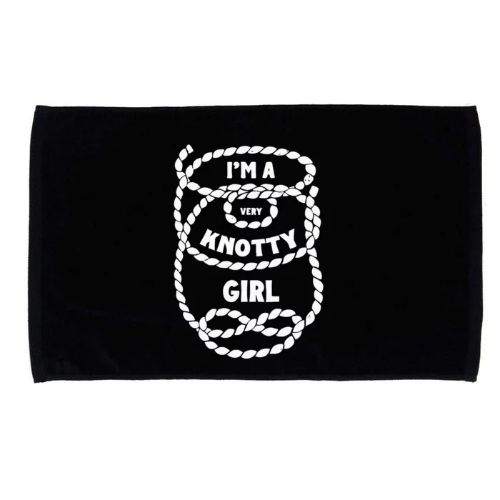 I’M A Very Knotty Girl Microfiber Hand Towel