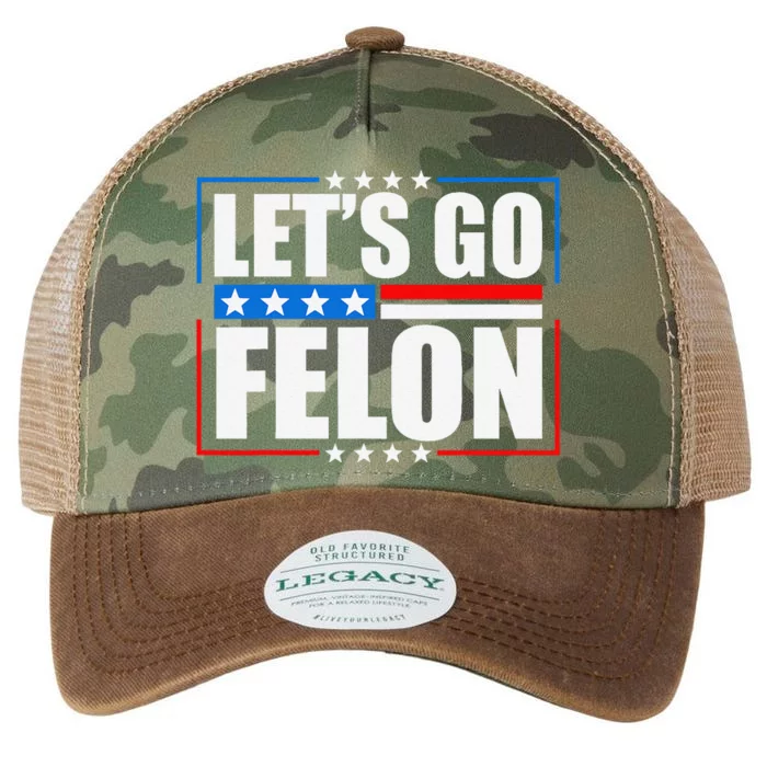 I Am Voting Convicted Felon 2024 Trump Lets Go Felon Legacy Tie Dye Trucker Hat