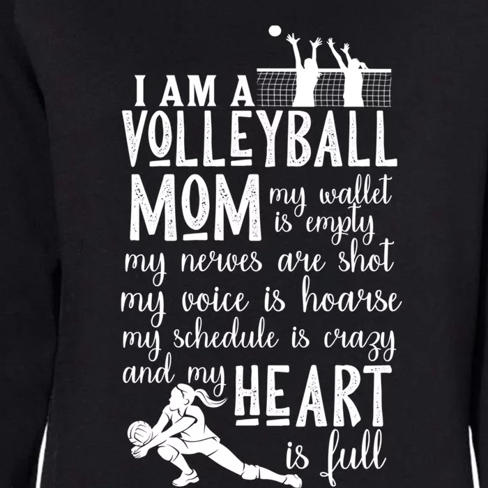 I'm A Volleyball Mom Cute Gift Cool Volleyball Mom Gift Womens California Wash Sweatshirt