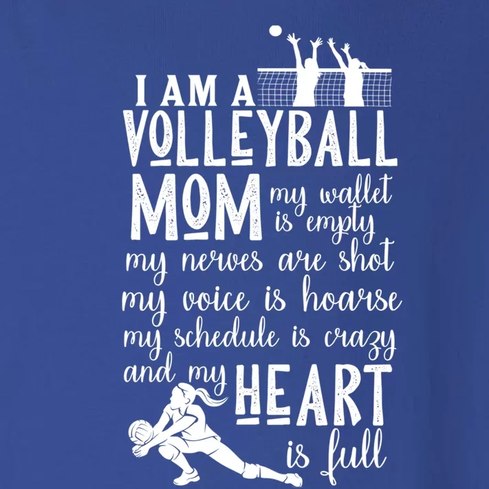 I'm A Volleyball Mom Cute Gift Cool Volleyball Mom Gift Toddler Long Sleeve Shirt