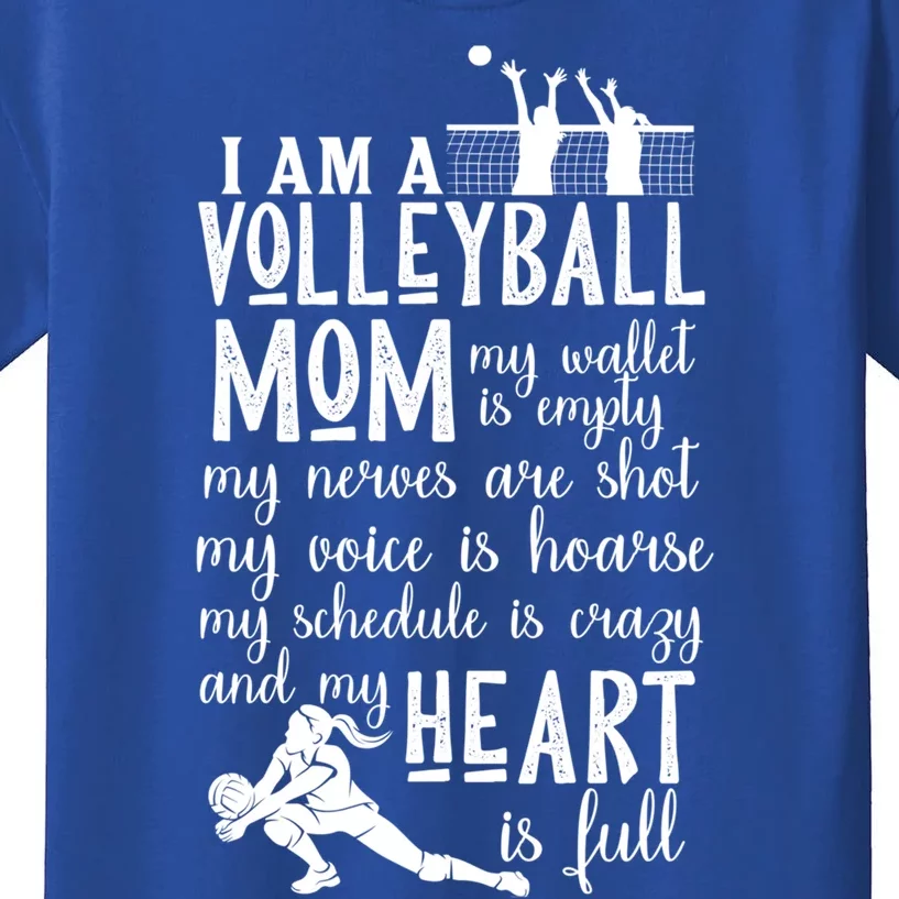 I'm A Volleyball Mom Cute Gift Cool Volleyball Mom Gift Kids T-Shirt