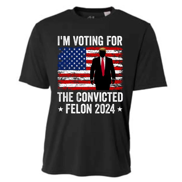 I Am Voting Convicted Felon 2024 Cooling Performance Crew T-Shirt