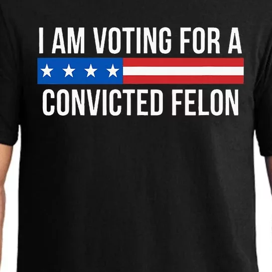 I Am Voting For A Convicted Felon Pajama Set