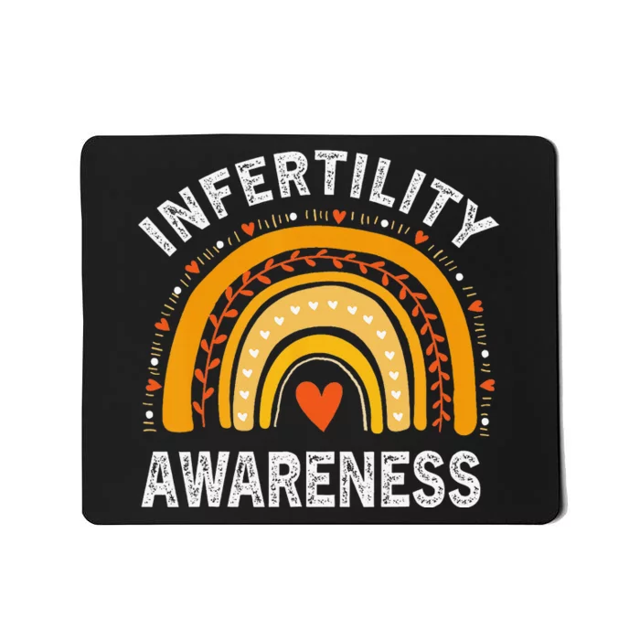 In April We Wear Orange Infertility Awareness Mousepad