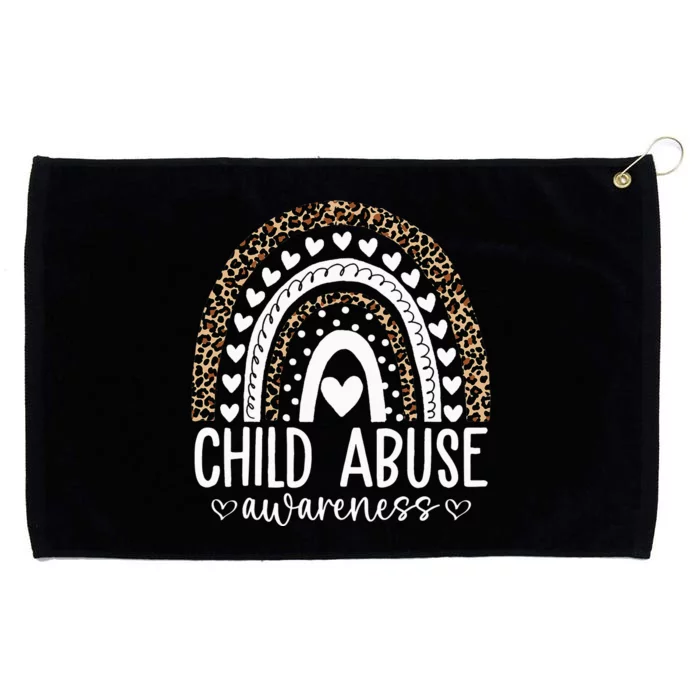 In April We Wear Blue Cool Child Abuse Prevention Awareness Grommeted Golf Towel