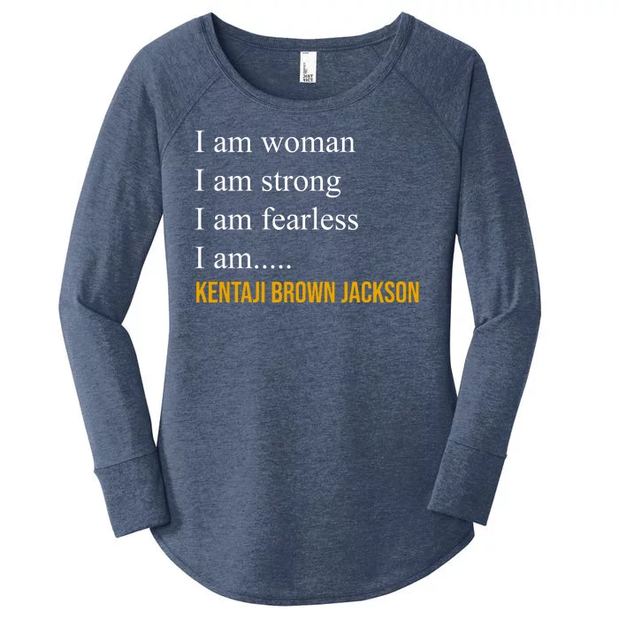 I Am Woman Ketanji Brown Jackson Quote Women's Perfect Tri Tunic Long Sleeve Shirt