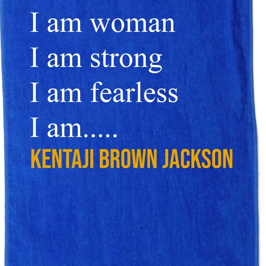 I Am Woman Ketanji Brown Jackson Quote Platinum Collection Golf Towel