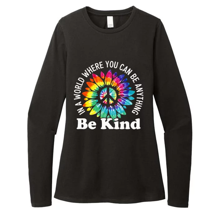 In A World Where You Can Be Anything Be Kind Sign Language Womens CVC Long Sleeve Shirt