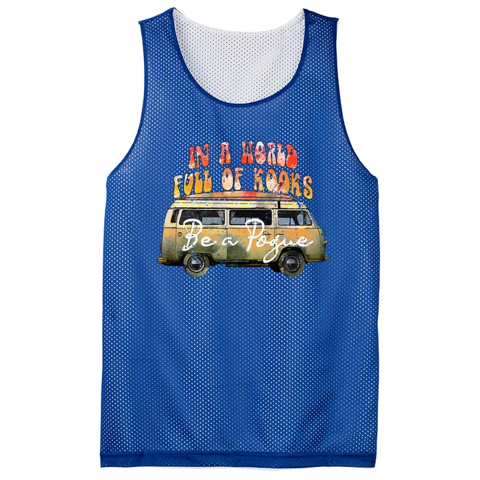 In A World Full Of Kooks Be A Pogue Mesh Reversible Basketball Jersey Tank