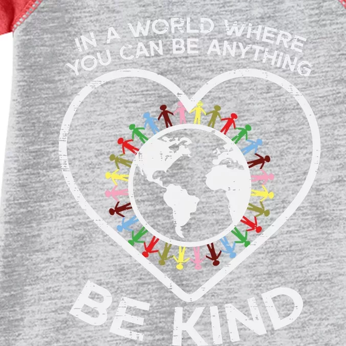 In A World Anything Be Kind Unity Day Orange Anti Bullying Infant Baby Jersey Bodysuit