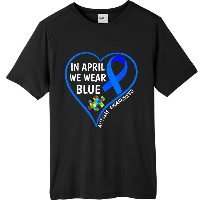 In April We Wear Blue World Autism Awareness Day 2024 ChromaSoft Performance T-Shirt