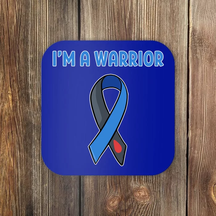 Im A Warrior Diabetes Awareness Meaningful Gift Coaster