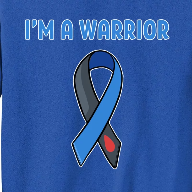 Im A Warrior Diabetes Awareness Meaningful Gift Tall Sweatshirt