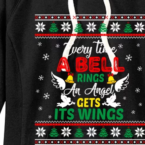 ItS A Wonderful Life Every Time A Bell Rings Cute Christmas Gift Women's Fleece Hoodie