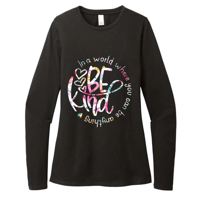 In A World Where You Can Be Anything Be Kind Kindness Womens CVC Long Sleeve Shirt