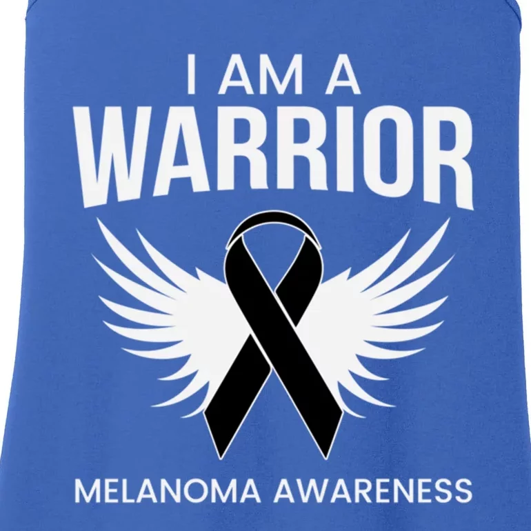 Im A Warrior Melanoma Awareness Cool Gift Melanoma Survivors Cute Gift Ladies Essential Tank