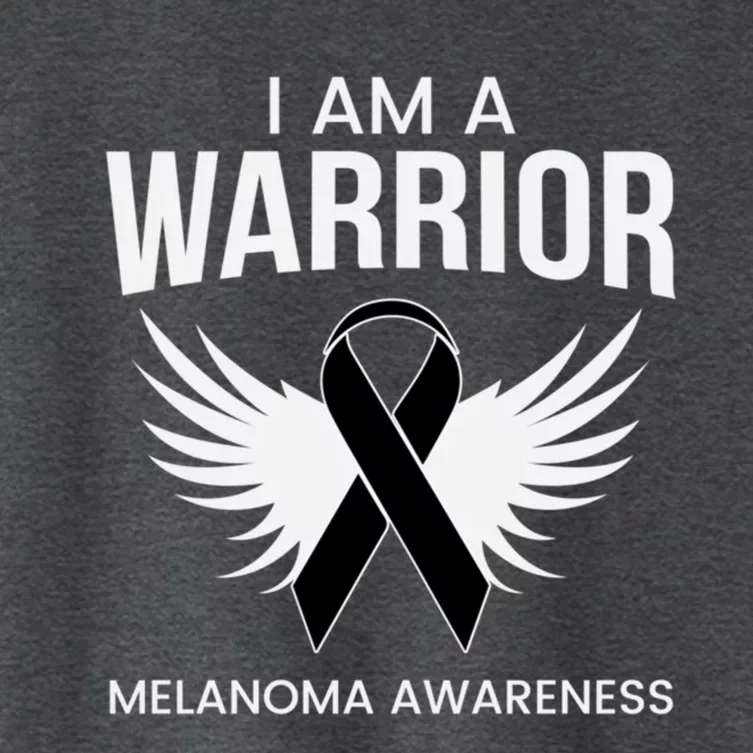 Im A Warrior Melanoma Awareness Cool Gift Melanoma Survivors Cute Gift Women's Crop Top Tee