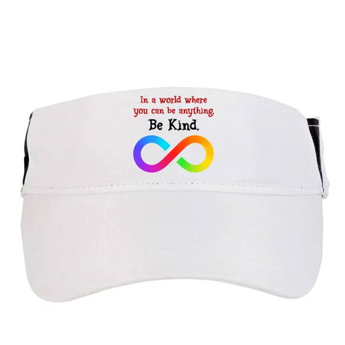 In A World Where You Can Be Everything Be Kind Adult Drive Performance Visor