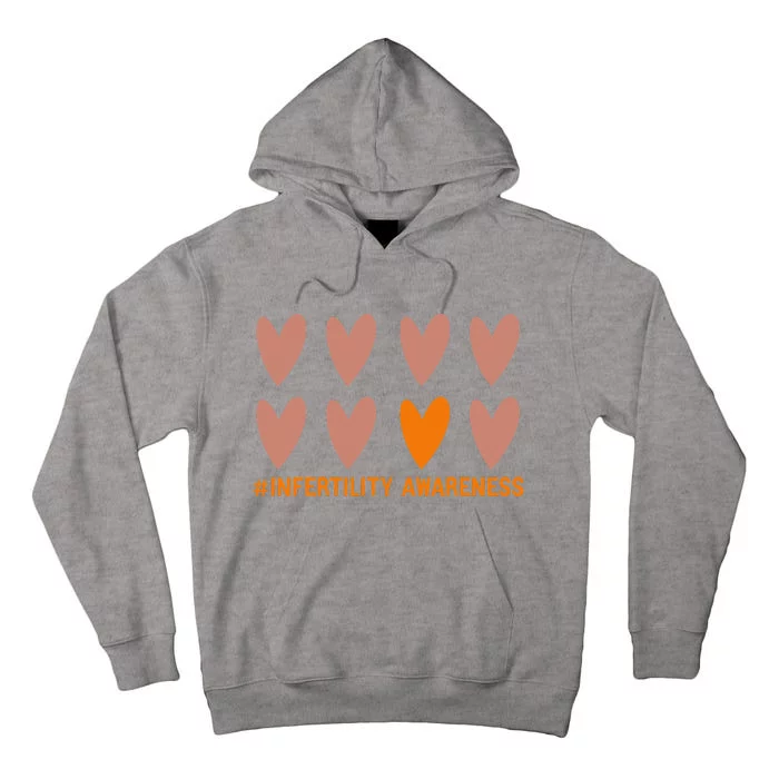 In April We Wear Orange Infertility Awareness Week IVF Tall Hoodie