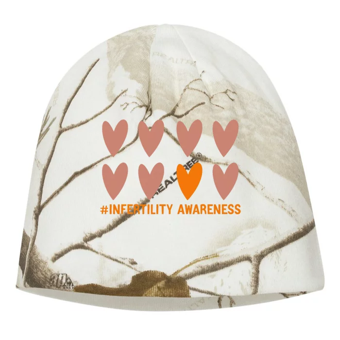 In April We Wear Orange Infertility Awareness Week IVF Kati - Camo Knit Beanie