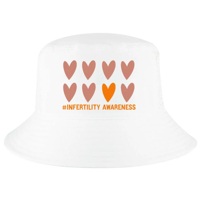 In April We Wear Orange Infertility Awareness Week IVF Cool Comfort Performance Bucket Hat