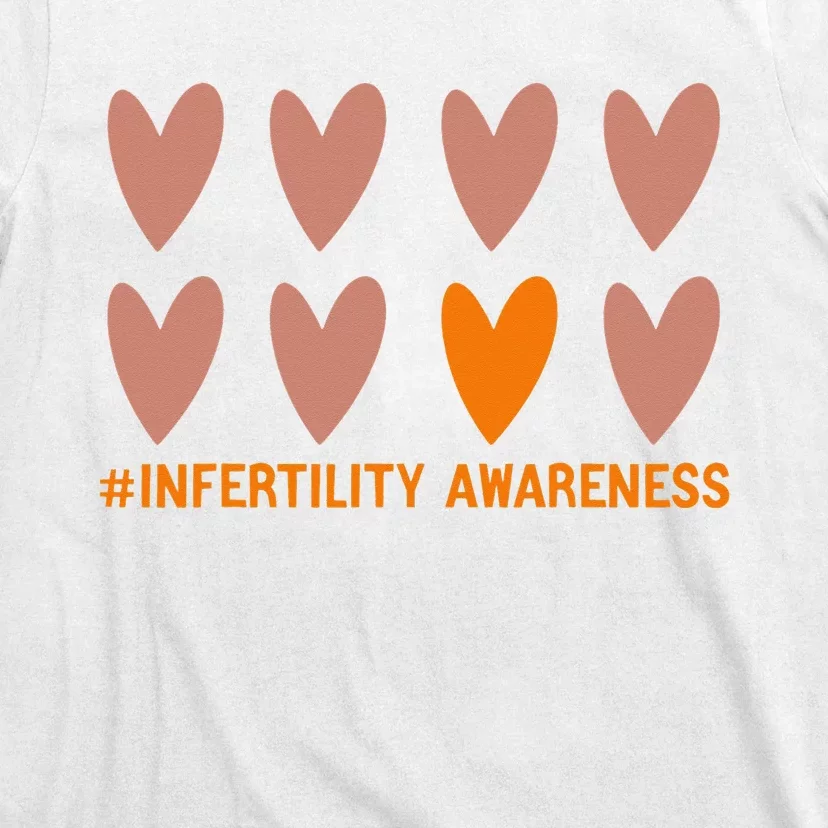 In April We Wear Orange Infertility Awareness Week IVF T-Shirt