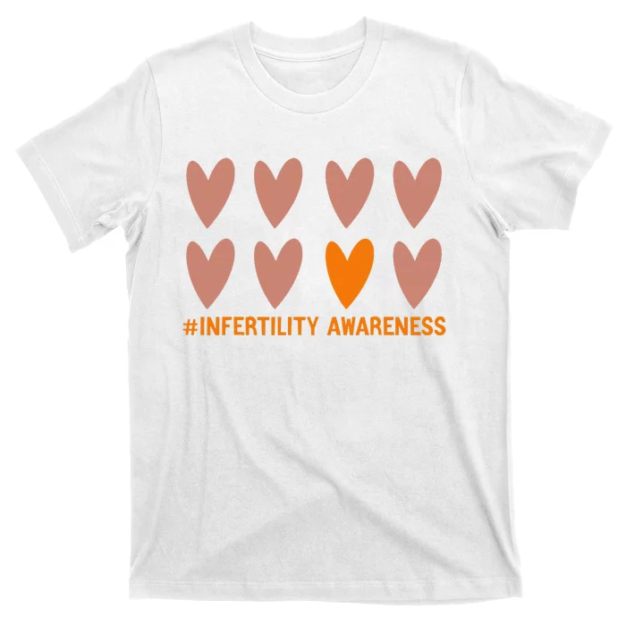 In April We Wear Orange Infertility Awareness Week IVF T-Shirt