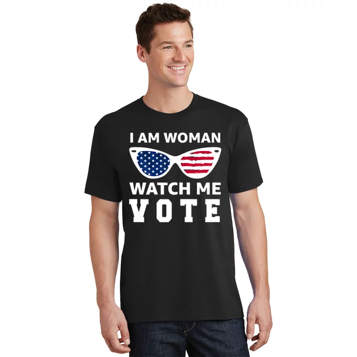 I Am Woman Watch Me Vote T-Shirt