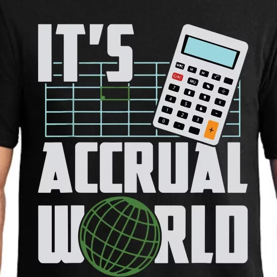 Its Accrual World Funny Accounting Accountant CPA Pajama Set