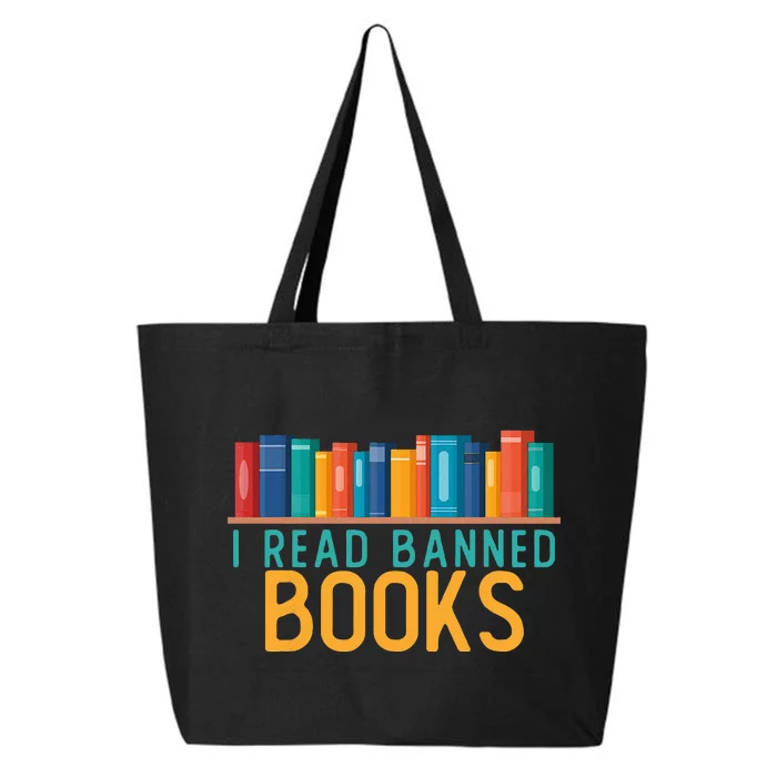 I Am With The Banned Books Shirts Funny I Read Banned Books 25L Jumbo Tote