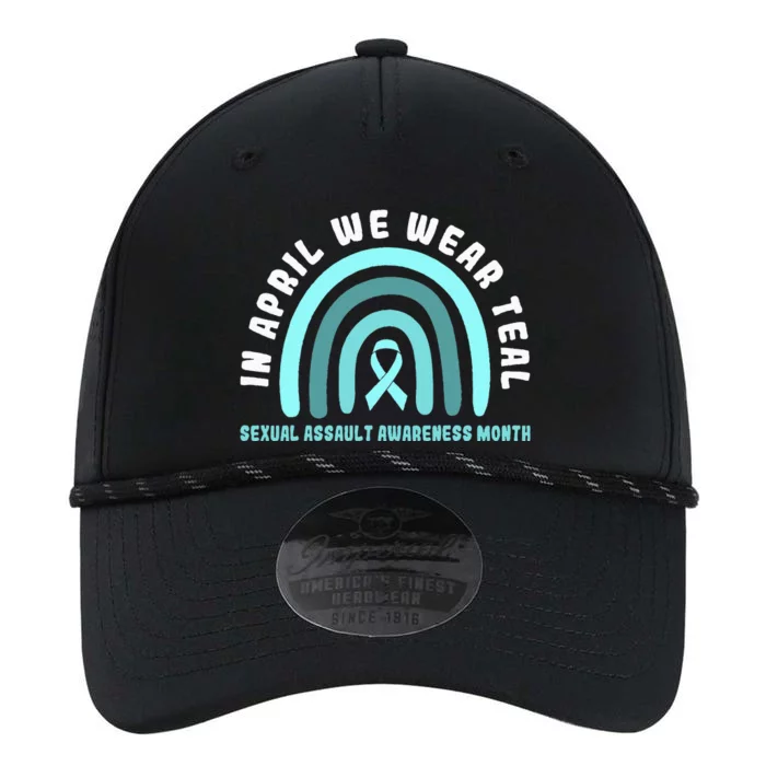 In April We Wear Teal Sexual Assault Awareness Month Performance The Dyno Cap