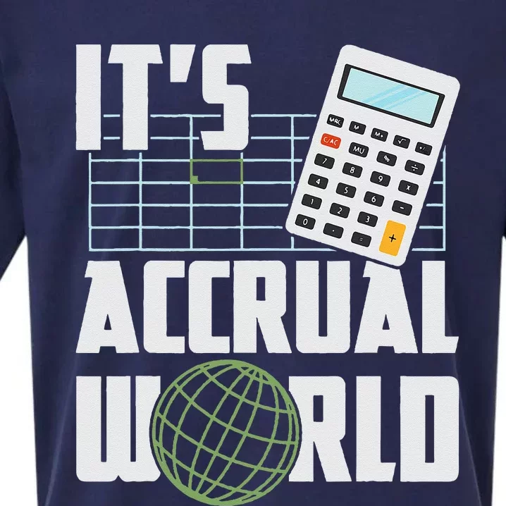 Its Accrual World Funny Accounting & Accountant CPA Sueded Cloud Jersey T-Shirt