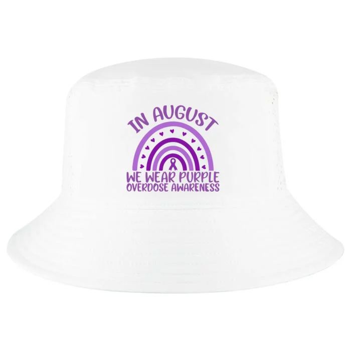 In August We Wear Purple Overdose Awareness Cool Comfort Performance Bucket Hat