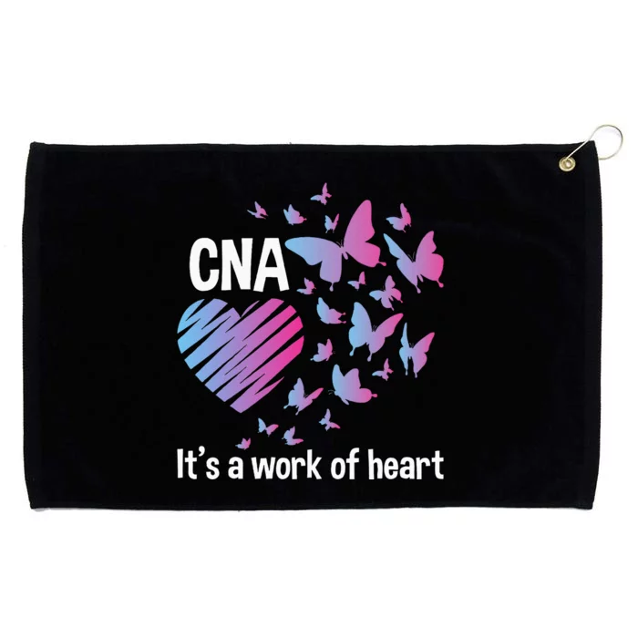 Its A Work Of Heart CNA Certified Nursing Assistant Grommeted Golf Towel