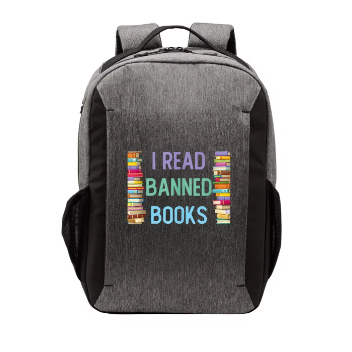 I Am With The Banned Books Shirts Funny I Read Banned Books Vector Backpack