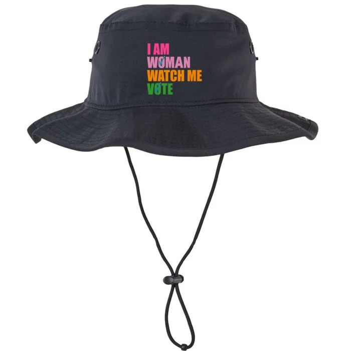 I Am Woman Watch Me Vote Legacy Cool Fit Booney Bucket Hat