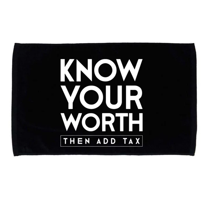 Its Accrual World Funny And Clever Accounting CPA Microfiber Hand Towel