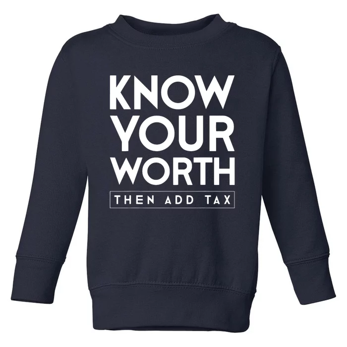 Its Accrual World Funny And Clever Accounting CPA Toddler Sweatshirt