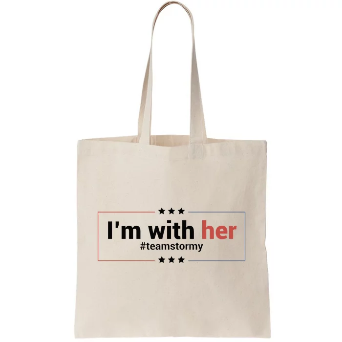 I am with her team stormy Classic . Tote Bag