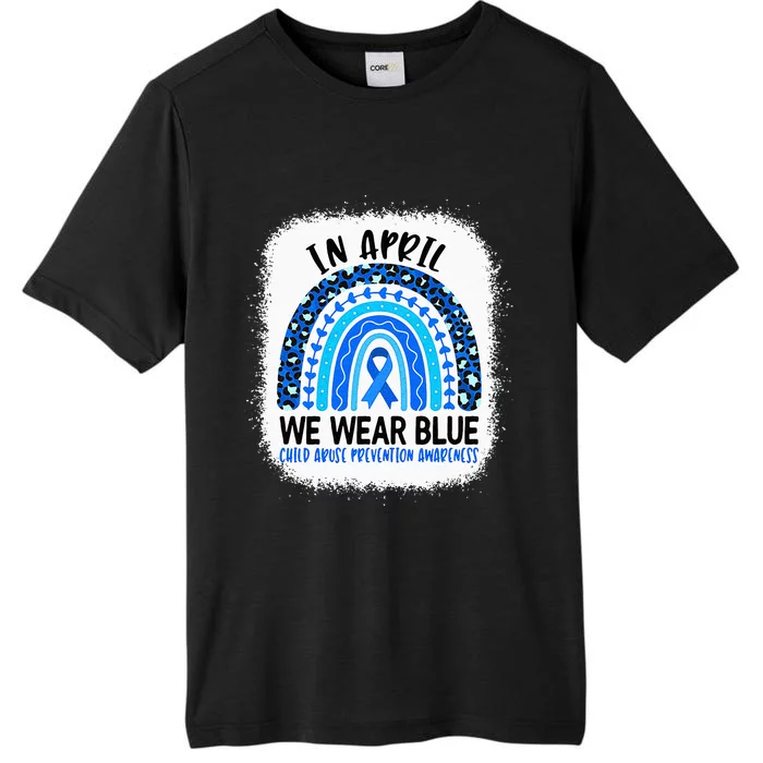 In April We Wear Blue Child Abuse Prevention Awareness ChromaSoft Performance T-Shirt