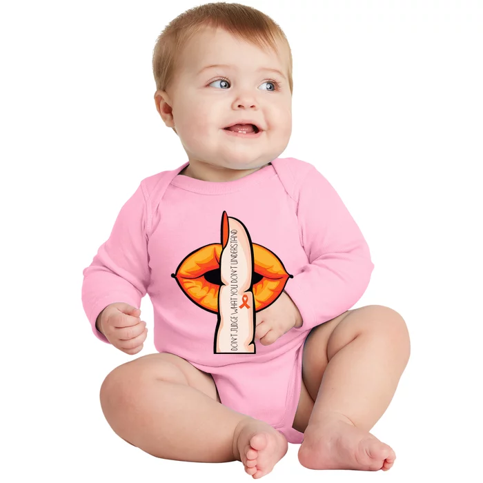 In April We Wear Orange Infertility Awareness Week Baby Long Sleeve Bodysuit