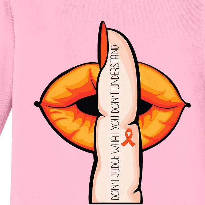 In April We Wear Orange Infertility Awareness Week Baby Long Sleeve Bodysuit