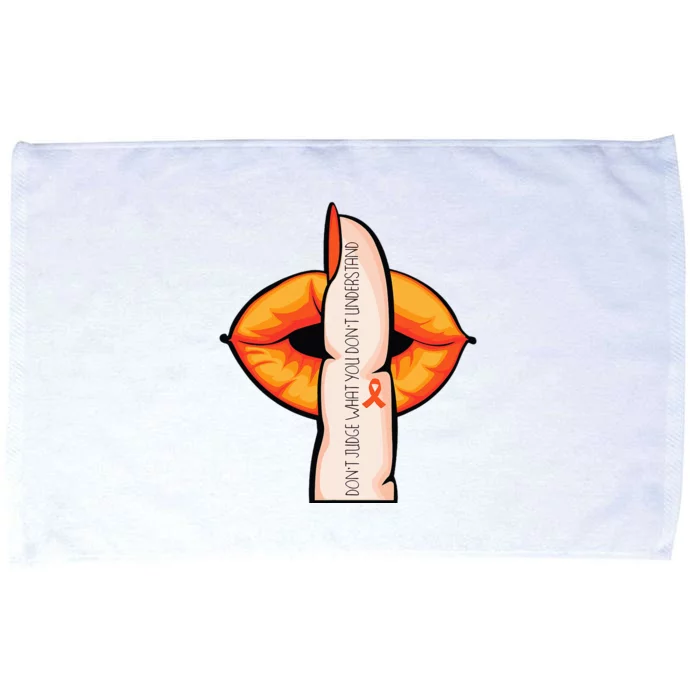 In April We Wear Orange Infertility Awareness Week Microfiber Hand Towel