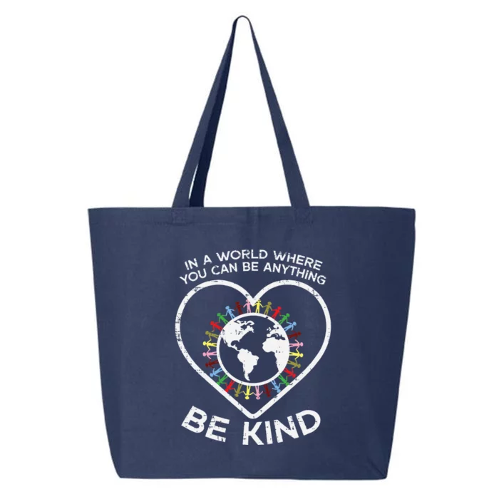 In A World Anything Be Kind Unity Day Orange Anti Bullying 25L Jumbo Tote