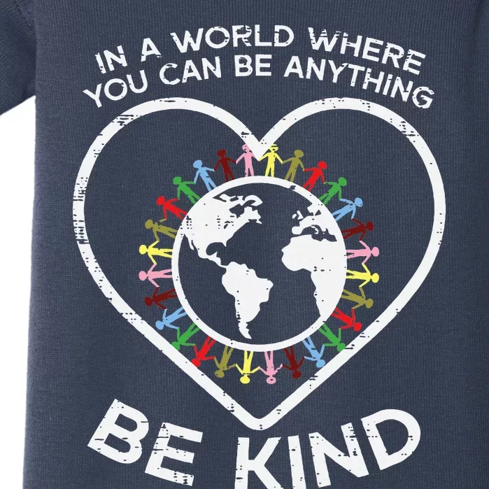 In A World Anything Be Kind Unity Day Orange Anti Bullying Baby Bodysuit