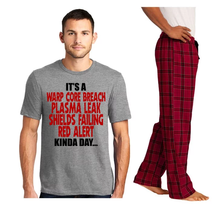 It's A Warp Core Plasma Leak Shield Funny Meme Pajama Set