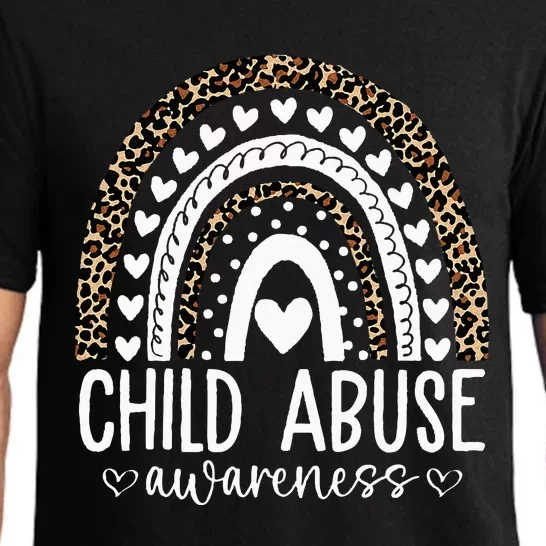 In April We Wear Blue Cool Child Abuse Prevention Awareness Pajama Set