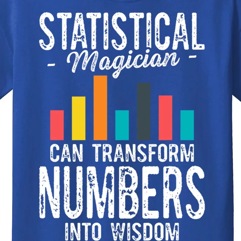 In A World Full Of Data Math Science Statistics Teacher Gift Kids T-Shirt