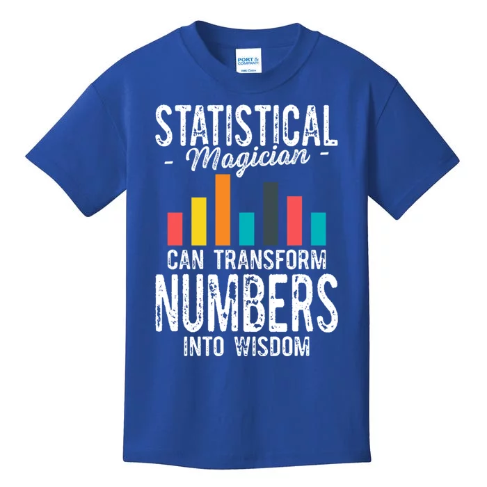 In A World Full Of Data Math Science Statistics Teacher Gift Kids T-Shirt