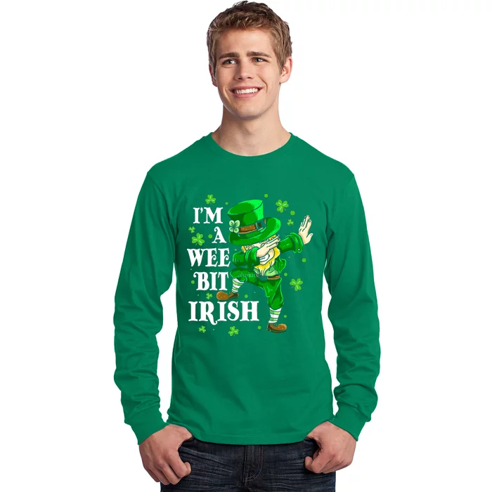 I'm A Wee Bit Irish St Patrick's Day Long Sleeve Shirt